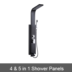 Stainless Steel Shower Panel Tower Rainfall Waterfall shower system