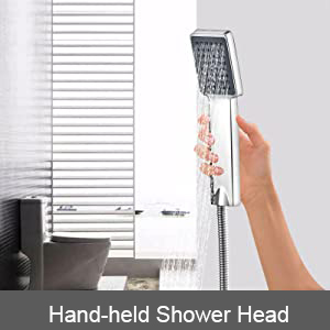 Modern gold mixer faucet bathroom wall mounted white faucet rain shower column system shower faucet set