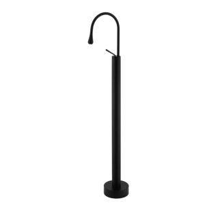 Water Drop Hot Cold Water Bath Tub Shower Faucet Matte Black Bathroom Metered Faucets,floor Stand Faucets