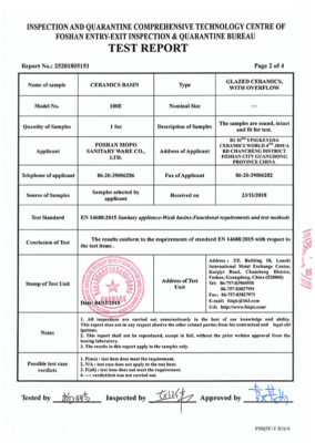 China-Ceramic toilet-Smart-Toilet-Bathtub Sanitary-Ware-products-certificate-1 (3)