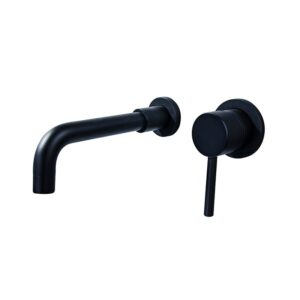 Factory Direct Brass In Wall Mounted Waterfall Bathroom Faucet Wall Mount Basin Faucet