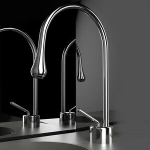 Modern Simplicity Luxury Golden Color Water Basin Tap Gold Wash Basin Faucet Mixer