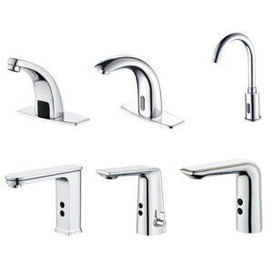 Hands-free induction basin faucet non-contact faucet
