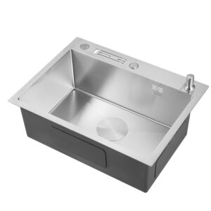 Factory Wholesale Single Bowl Undermount Sink Hand Made 304 Stainless Steel Kitchen Sink