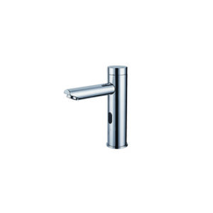 Single hole brass non-contact sink faucet for bathroom