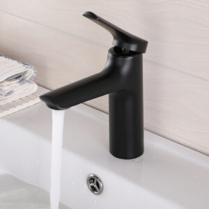 one-handle bathroom chrome-plated faucet
