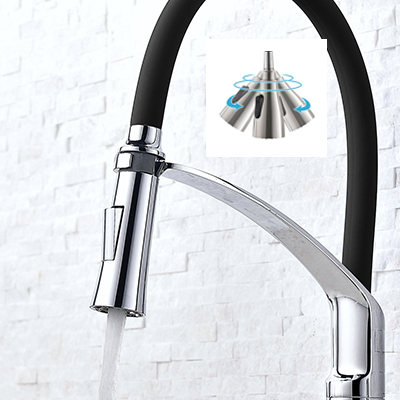 Sink faucet pull-out with sprayer